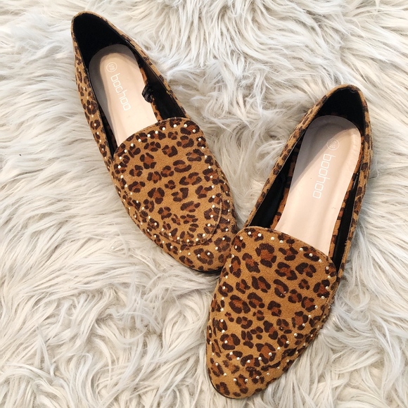 ASOS Shoes - Asos Leopard Print Studded Loafers (7)